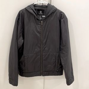 Aether Apparel Lightweight Puffer Jacket, Size 3 = Large, Dark Grey